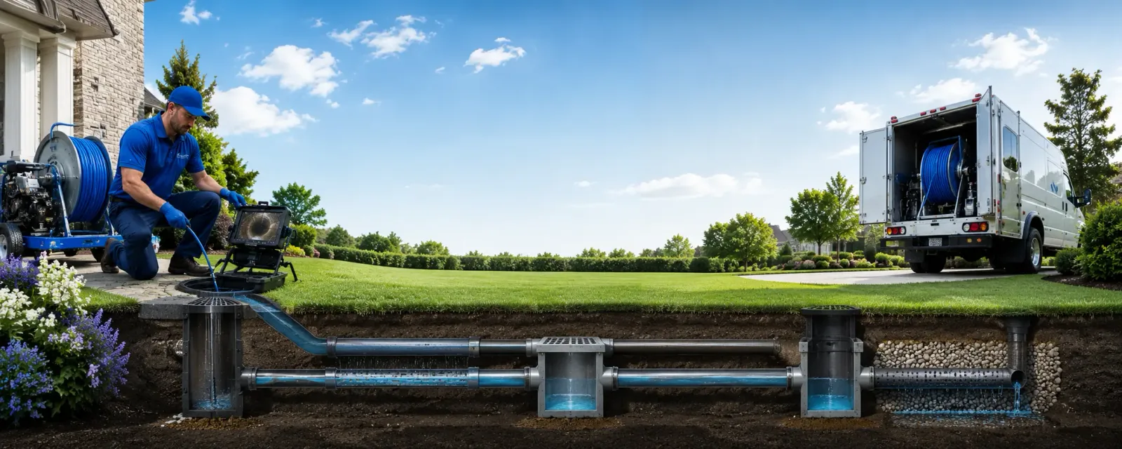 Outdoor drain cleaning information for Groveton, NH
